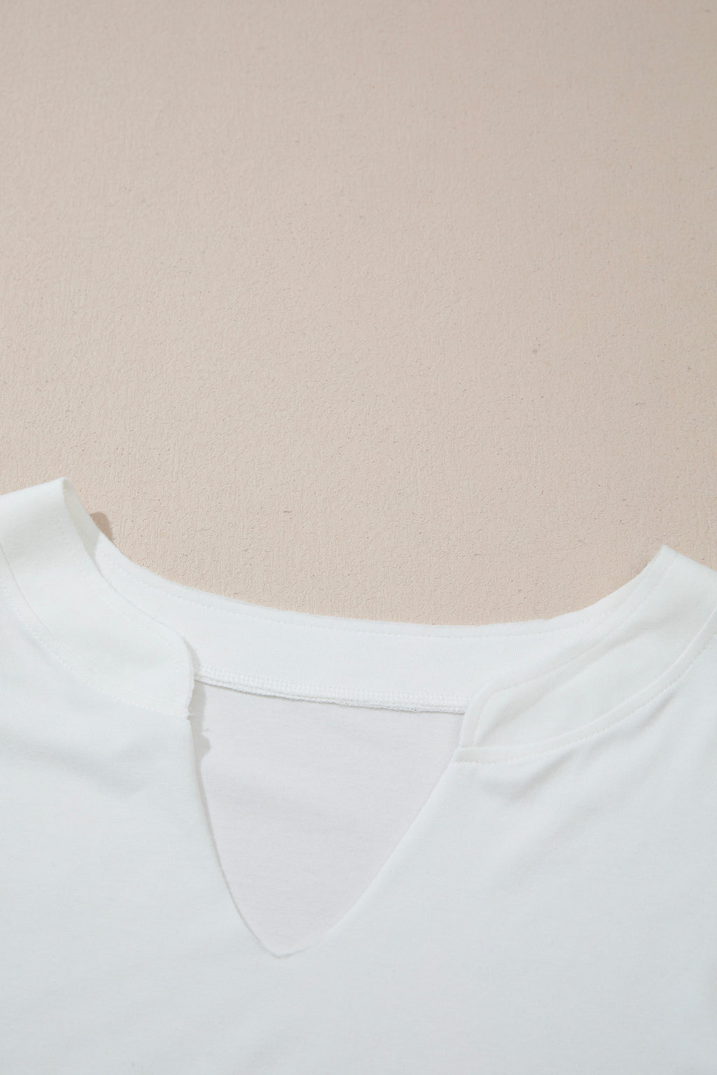 White Striped Colorblock V Neck Shift Long Sleeve Plus Size Blouse