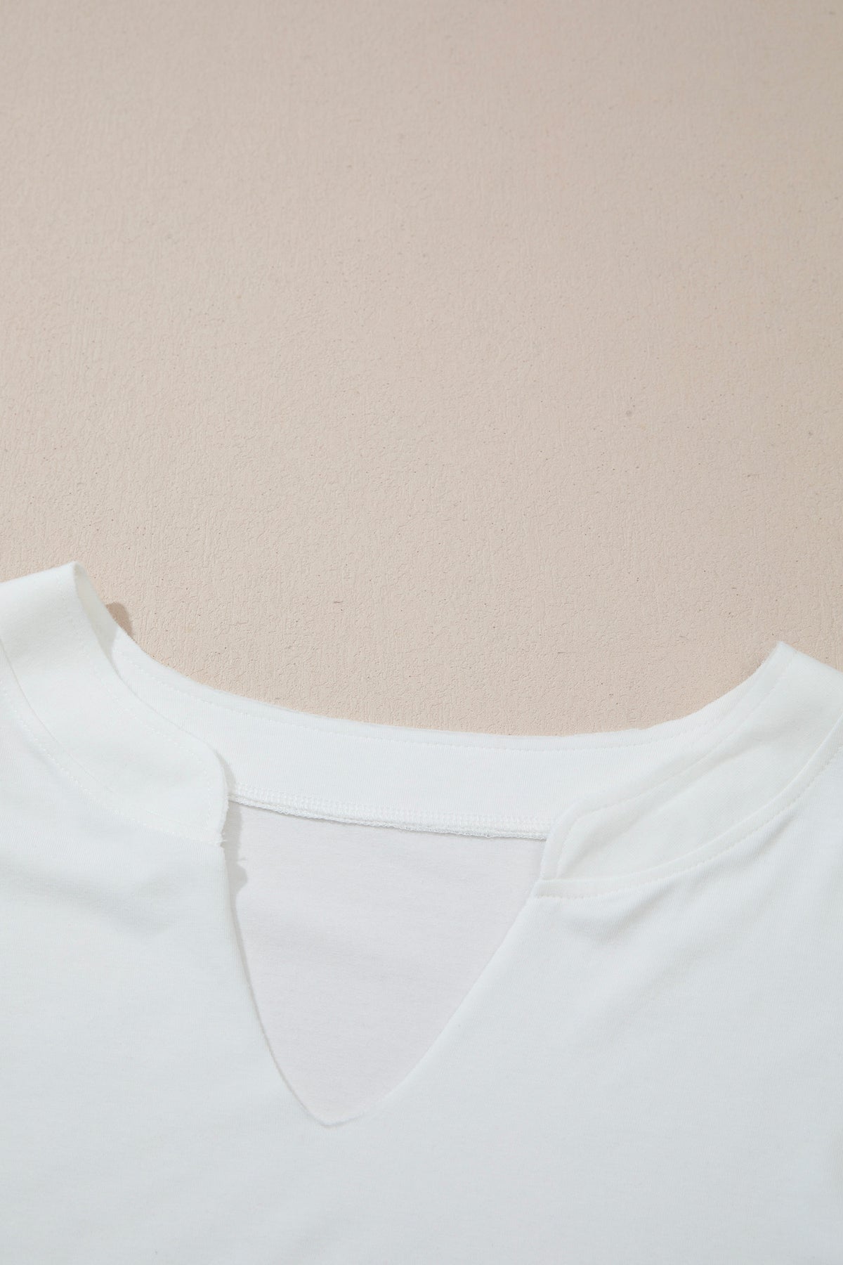 White Striped Colorblock V Neck Shift Long Sleeve Plus Size Blouse