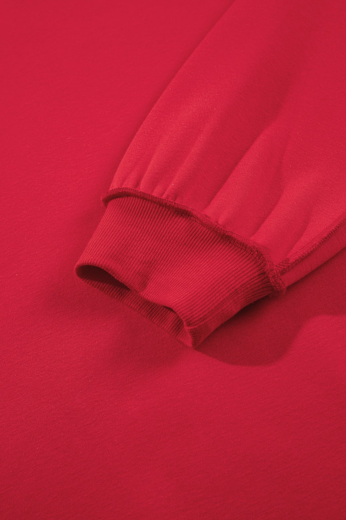 Bright Pink Exposed Seam Detail Reversible Double Wear Plus Size Sweatshirt