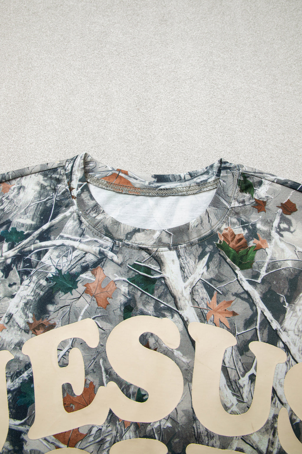 Pink Camo Woodland LOVE LIKE JESUS Casual Tee